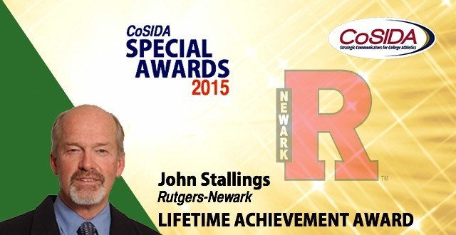 Special Awards Salute: John Stallings (Rutgers-Newark), Lifetime Achievement Award